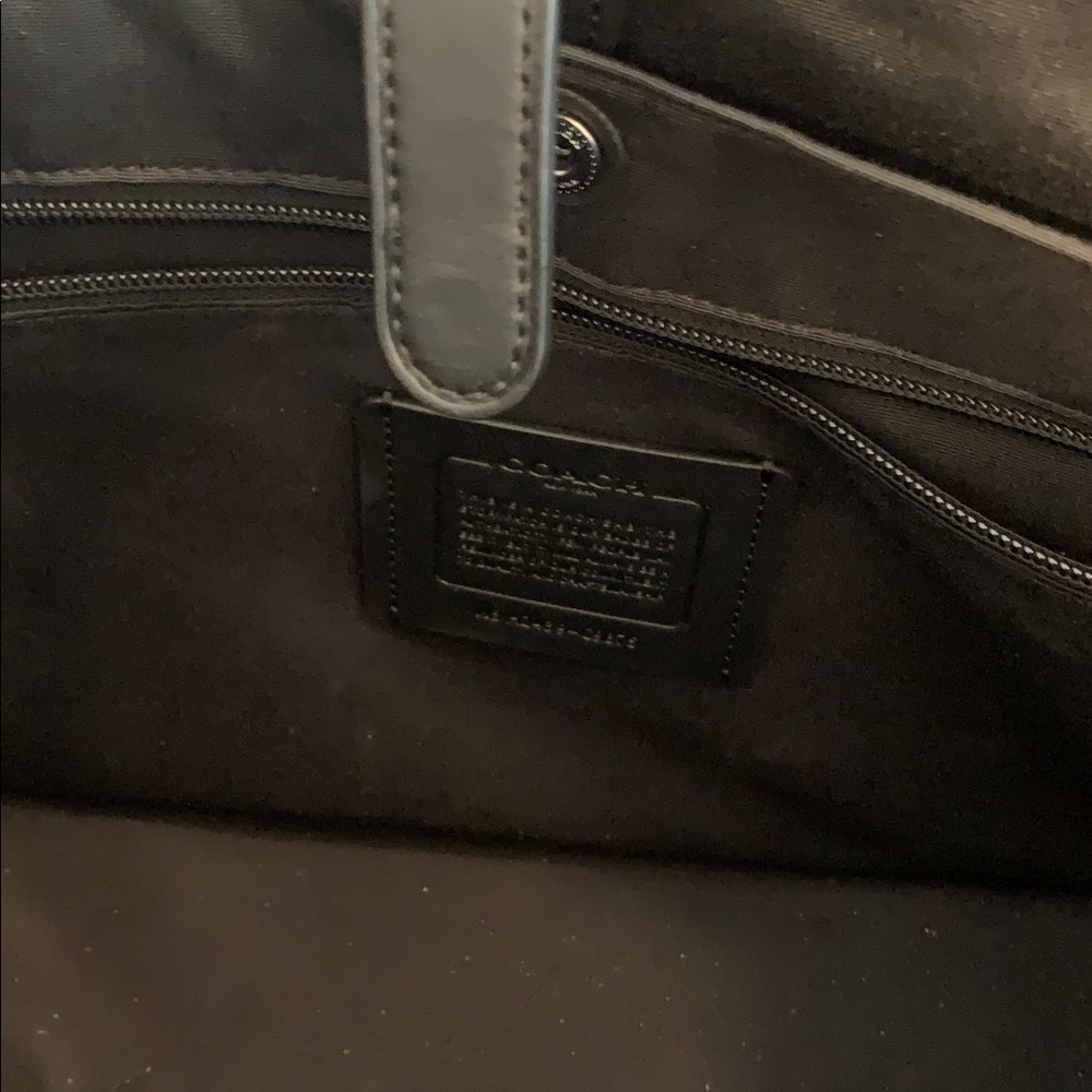 Black Coach Leather Men's Bag - Picture 5 of 12